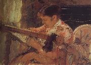 Mary Cassatt Mary is weaving Germany oil painting artist